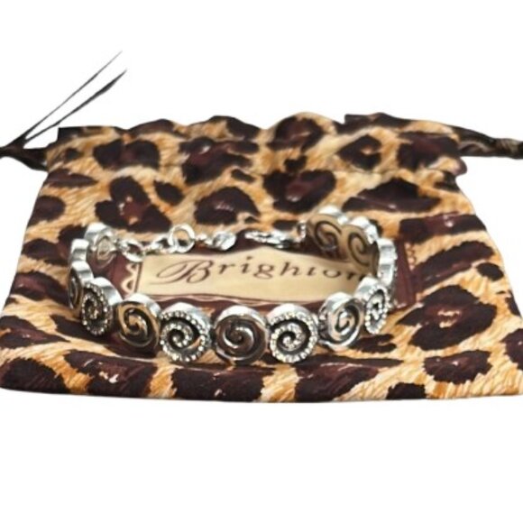 Brighton Sterling Silver Swirl Link Bracelet (RETIRED) - LNC - Picture 2 of 9